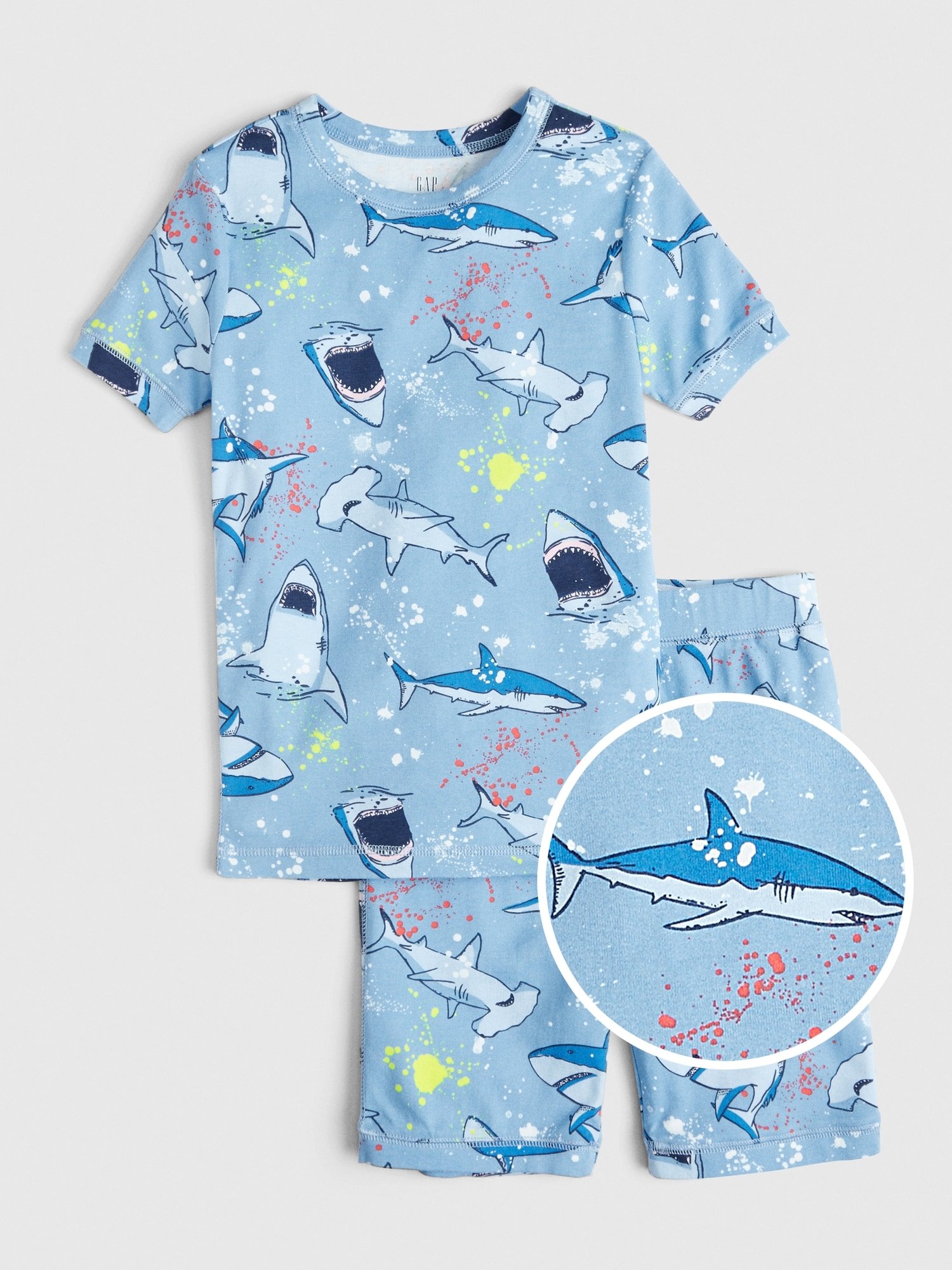Köpek Balığı Desenli Pijama Takımı product image