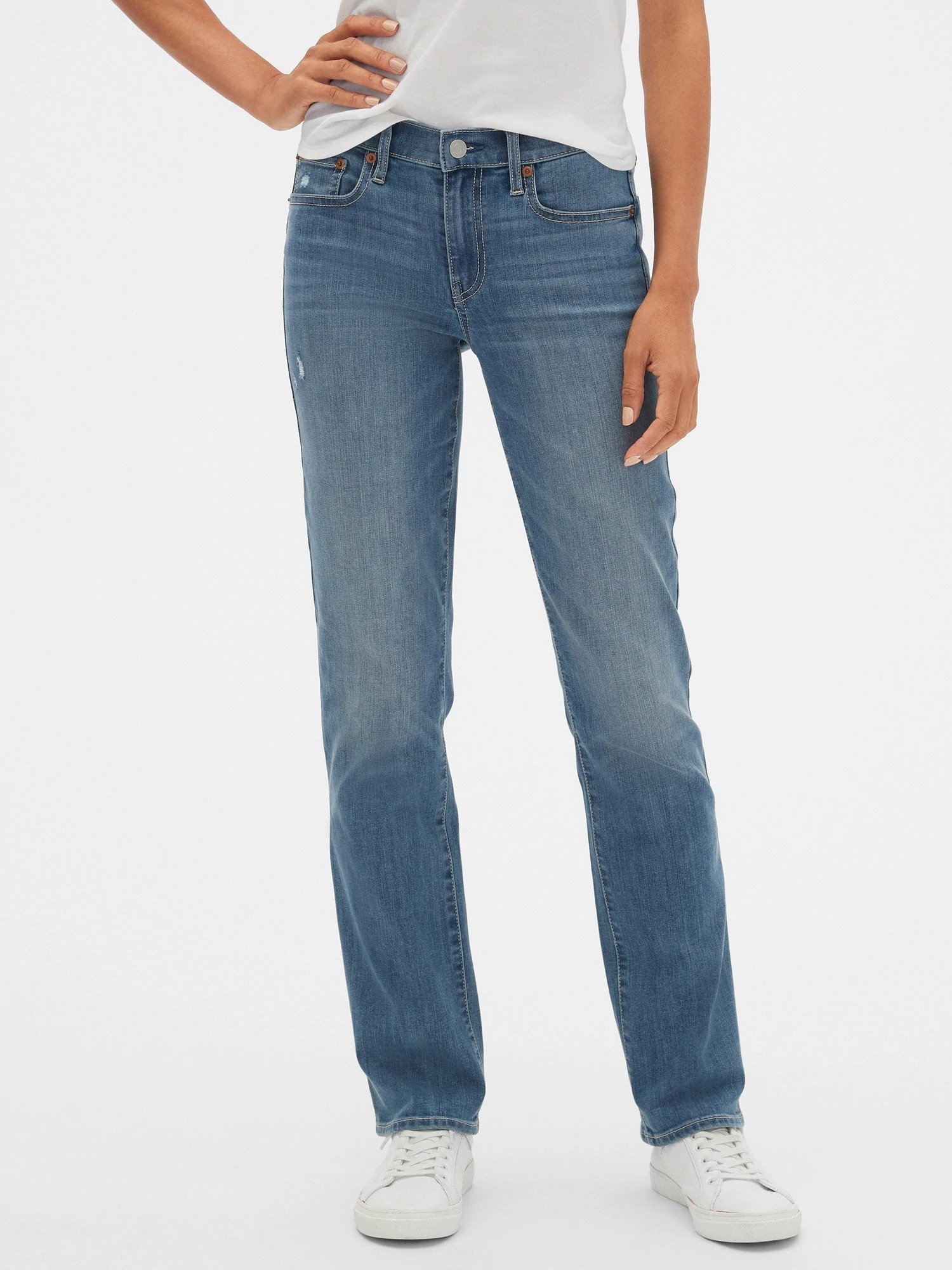 Mid Rise Classic Straight Jean Pantolon product image