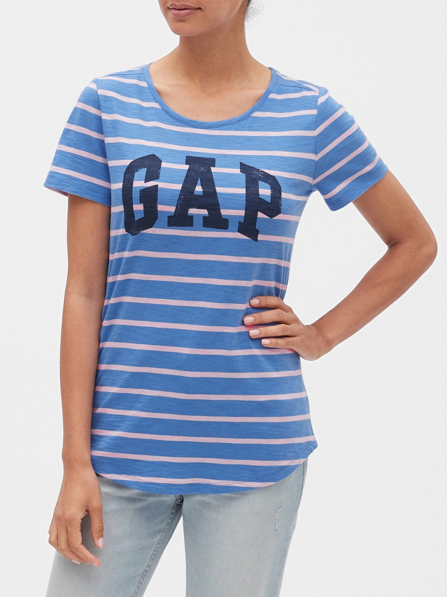 Gap Logo Çizgili T-Shirt product image