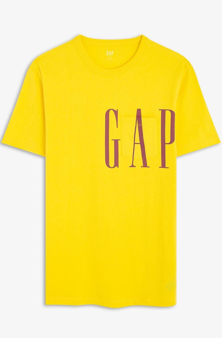  Gap Logo Cep Detaylı T-Shirt
