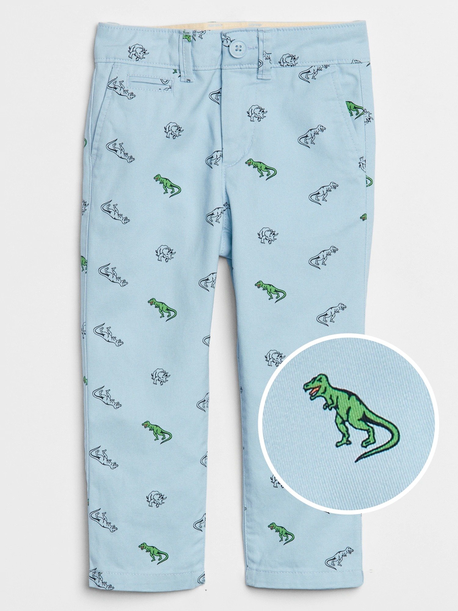 Dinozor Desenli Khaki Pantolon product image