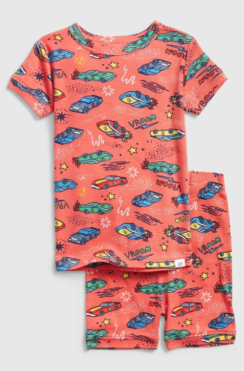  Araba Desenli Pijama Takımı