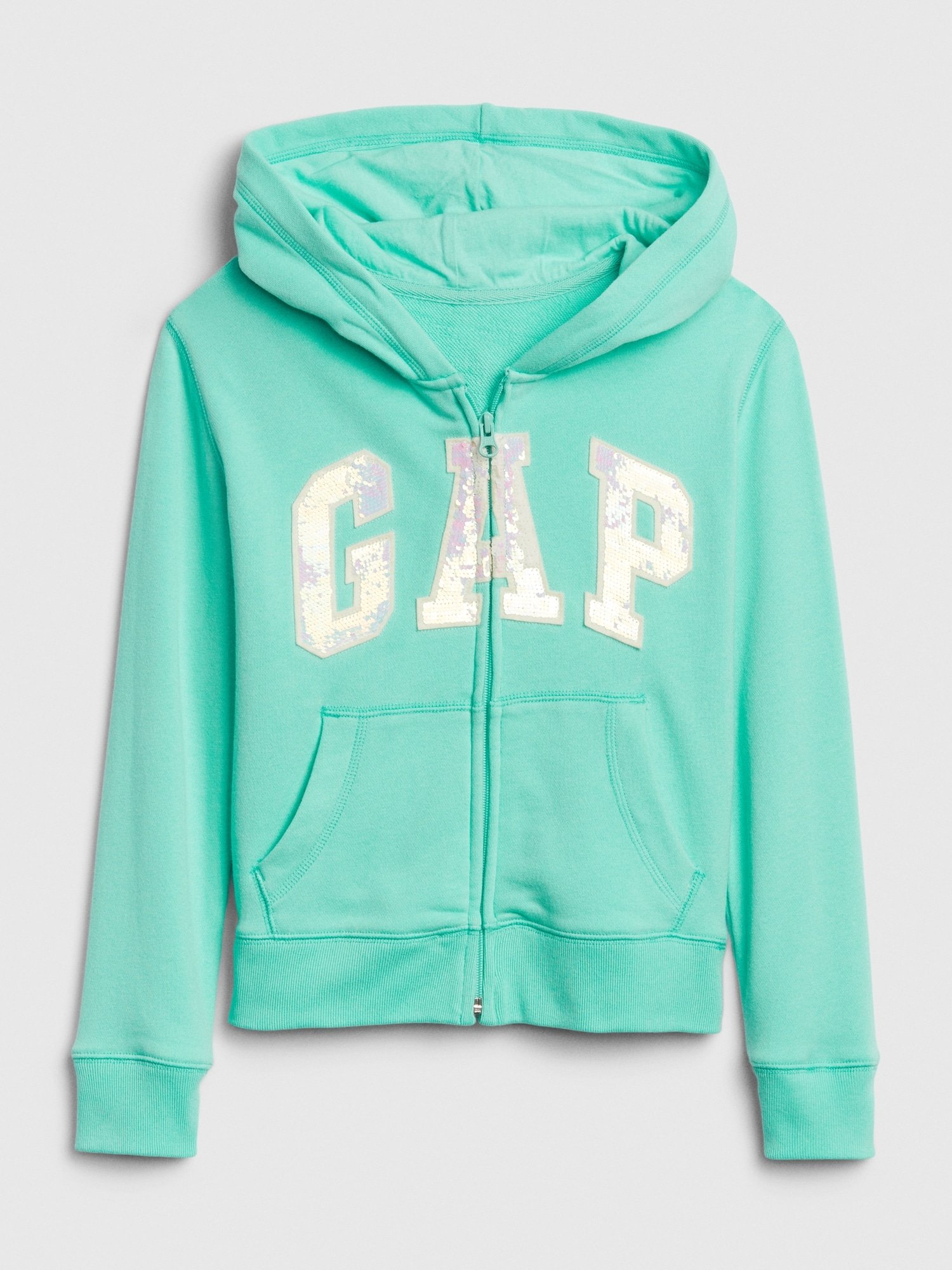 Gap Logo Pullu Kadife Sweatshirt product image