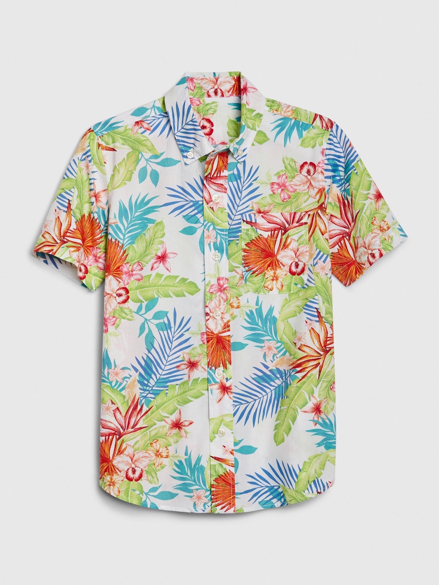 Tropikal Desenli Gömlek product image