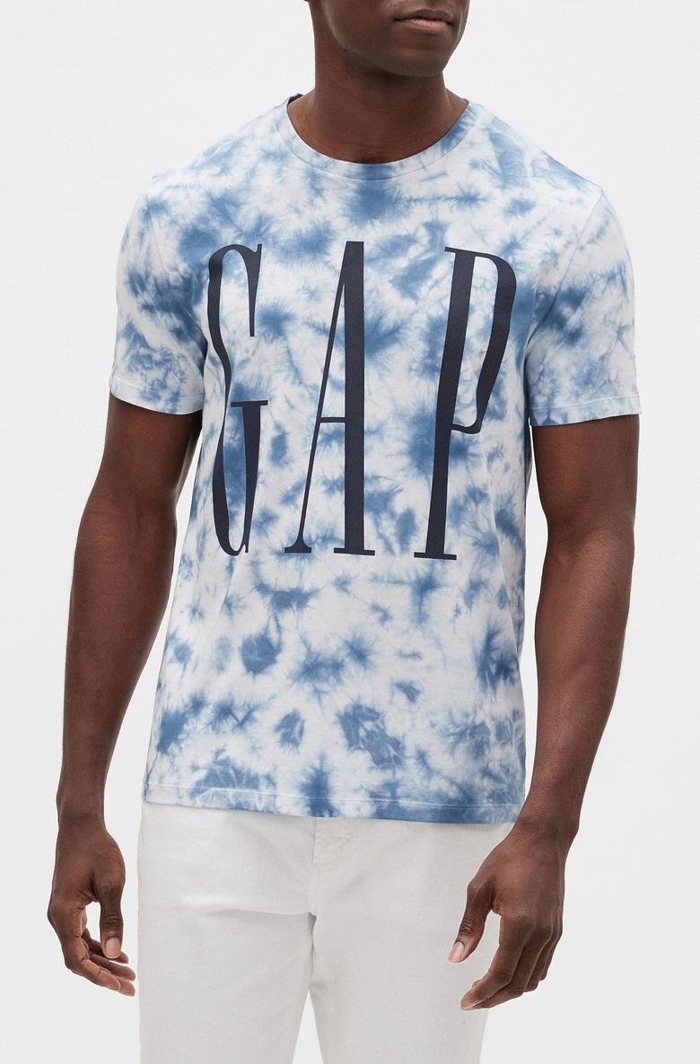  Gap Logo Batik Desenli T-Shirt