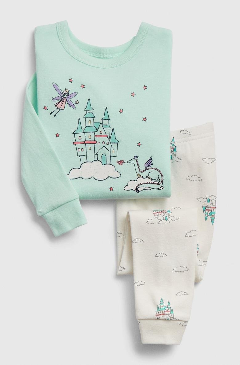  Desenli Uzun Kollu Pijama Takımı