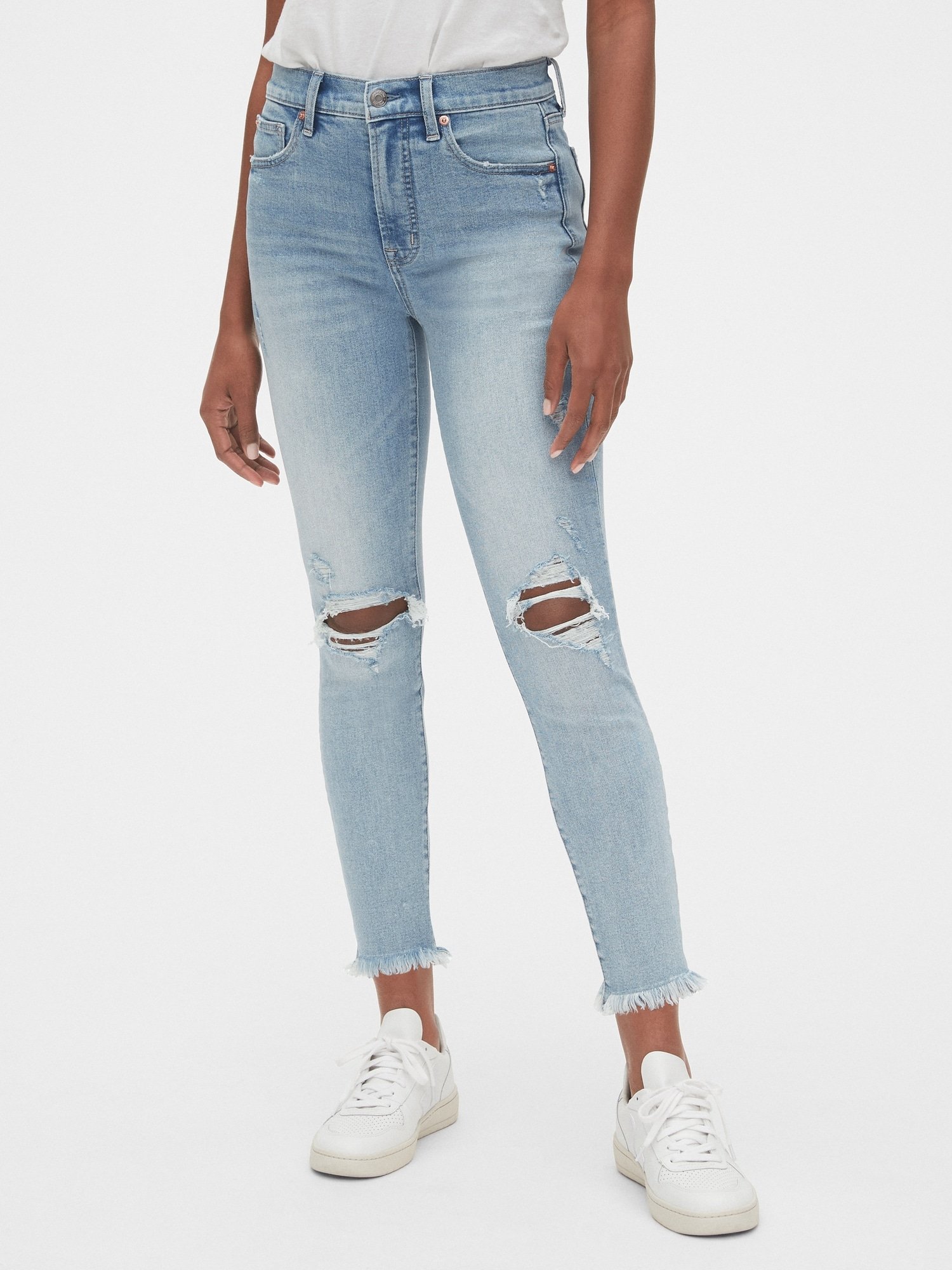 High Rise Skinny Ankle Jean Pantolon product image