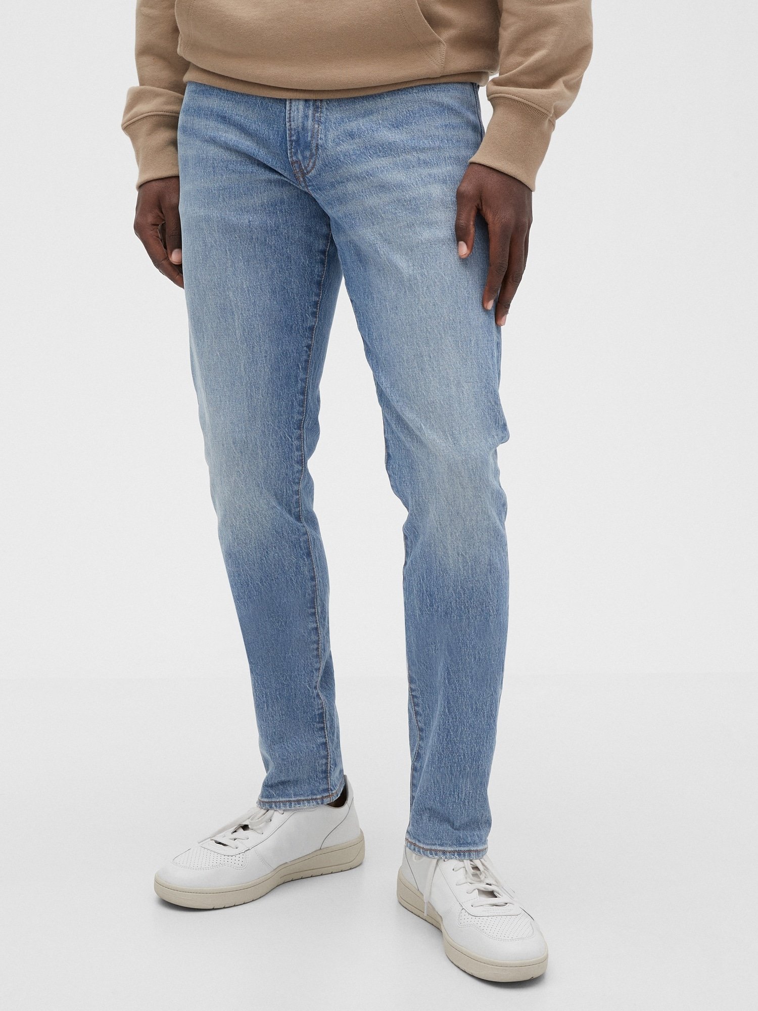 Slim Taper Straight Leg Jean Pantolon product image