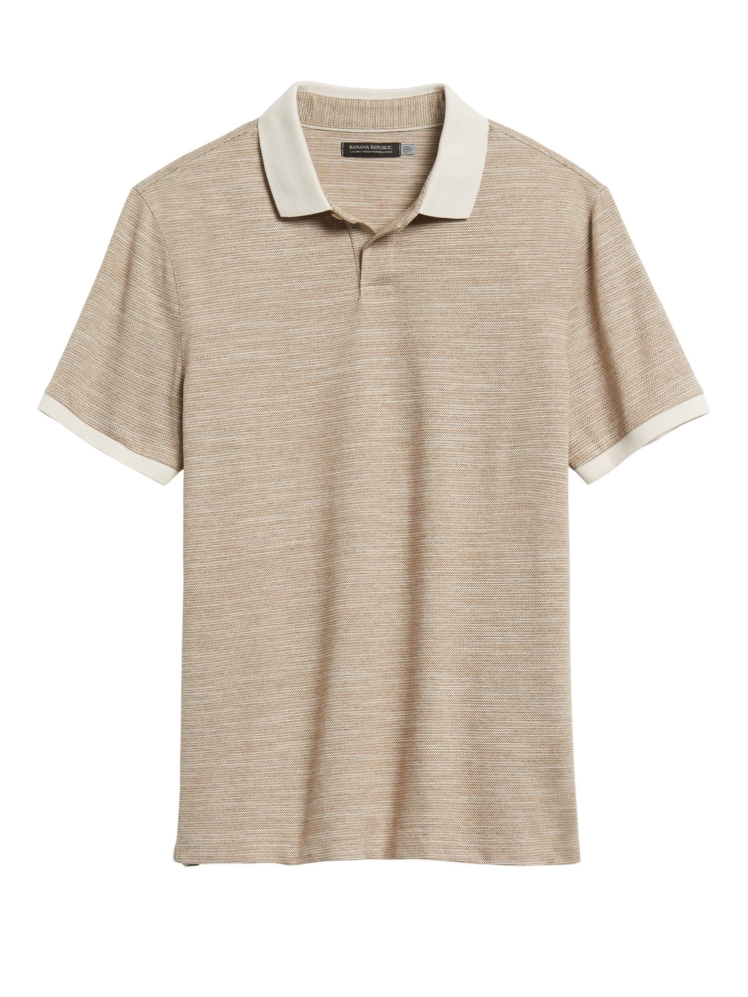Slim Luxury-Touch Polo Yaka T-Shirt product image