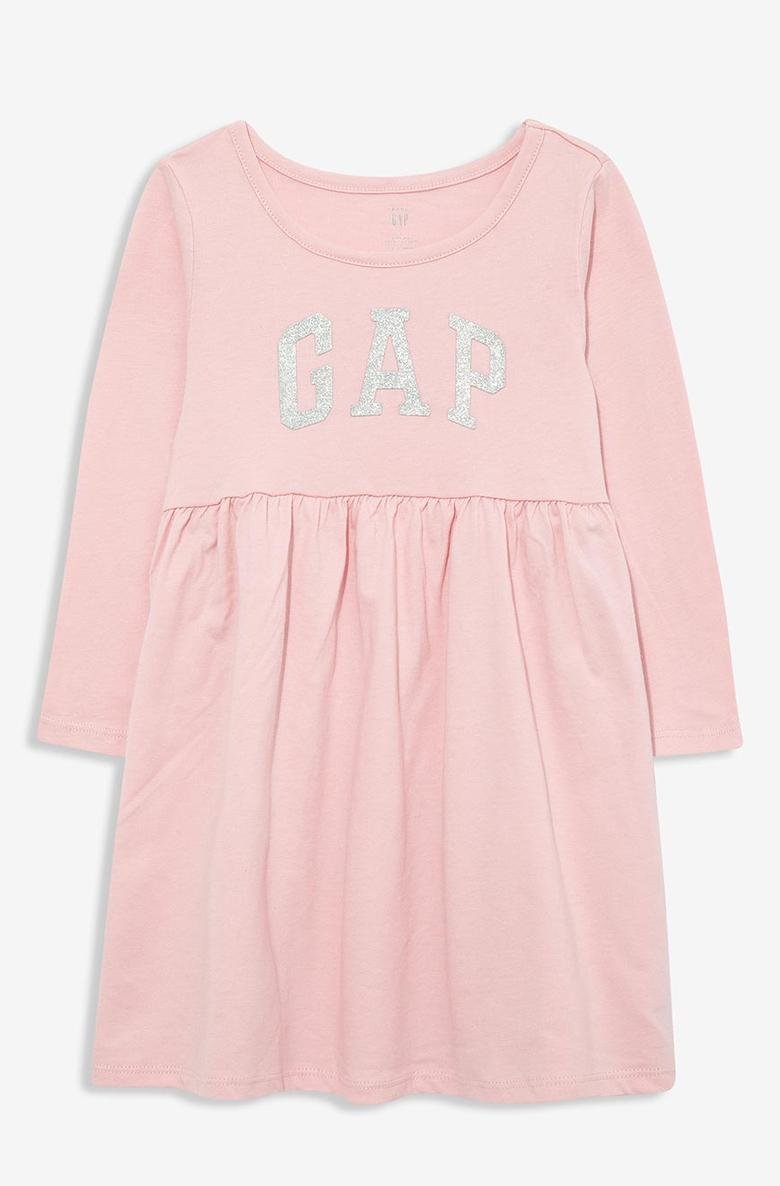  Gap Logo Uzun Kollu Elbise