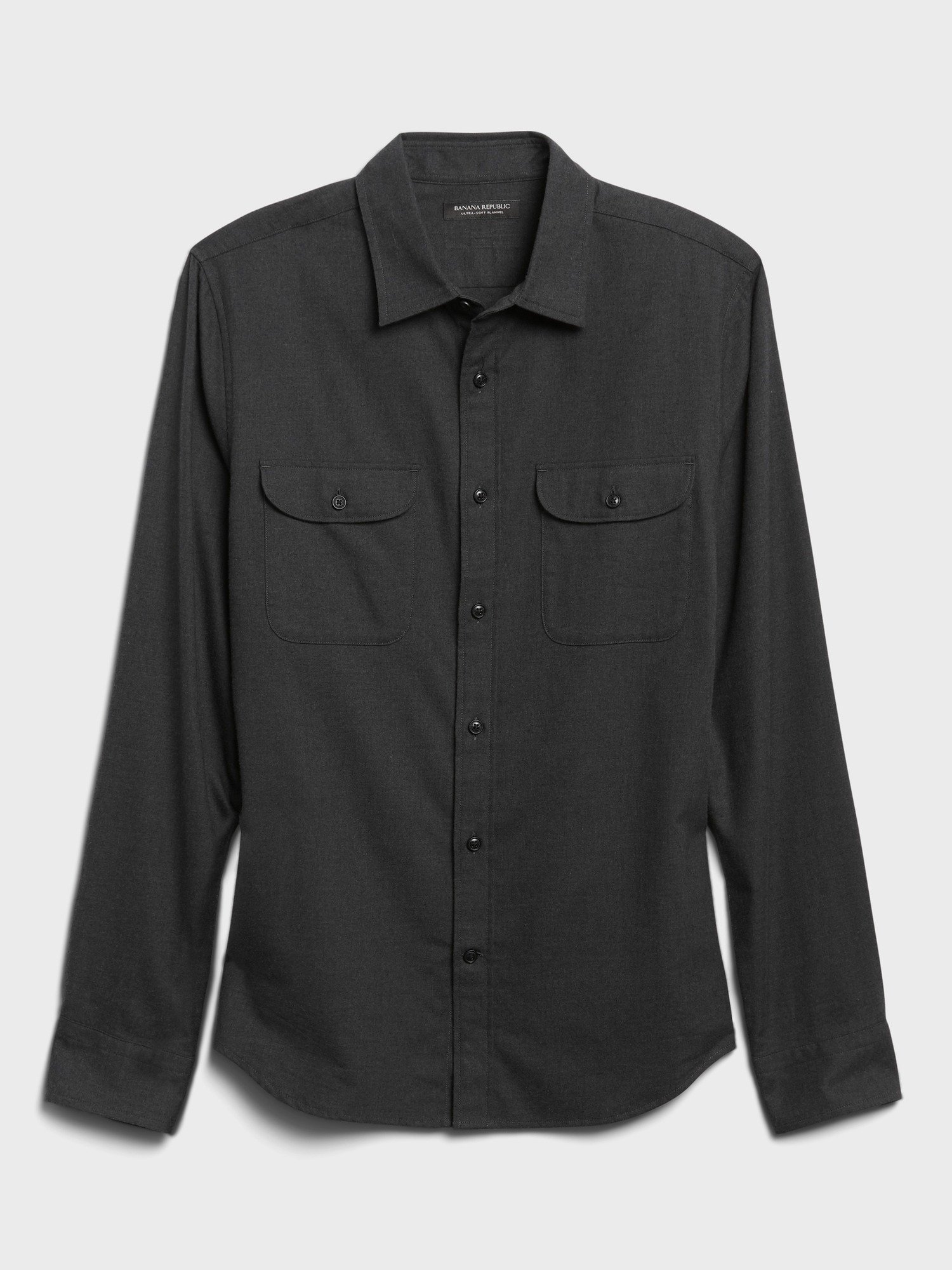 Untucked Slim-Fit Flannel Gömlek product image