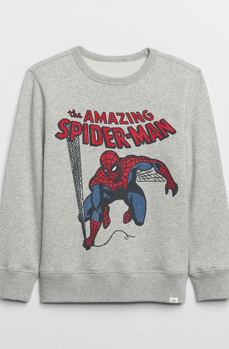  Marvel™ Spider-Man Yuvarlak Yaka Sweatshirt
