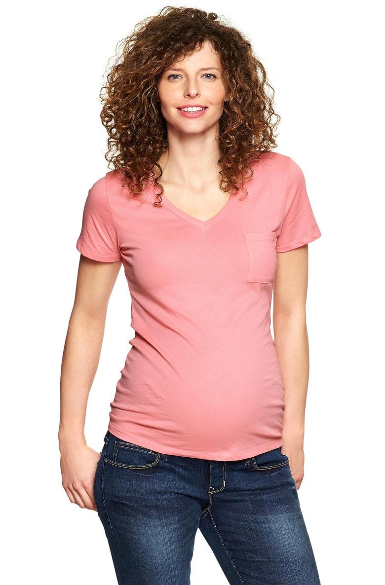  Maternity V Yaka T-Shirt