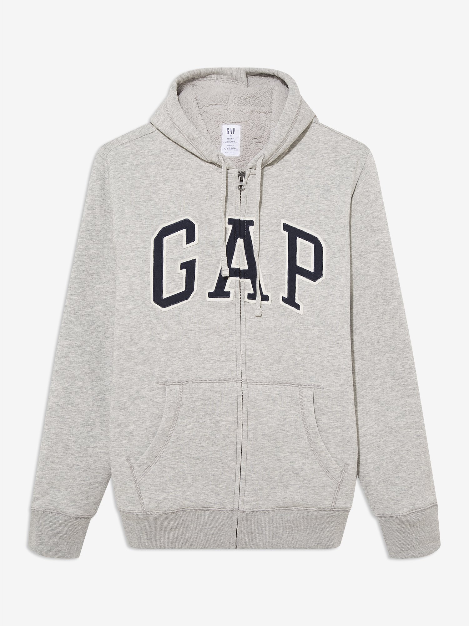 Gap Logo Sherpa Astarlı Kapüşonlu Sweatshirt product image