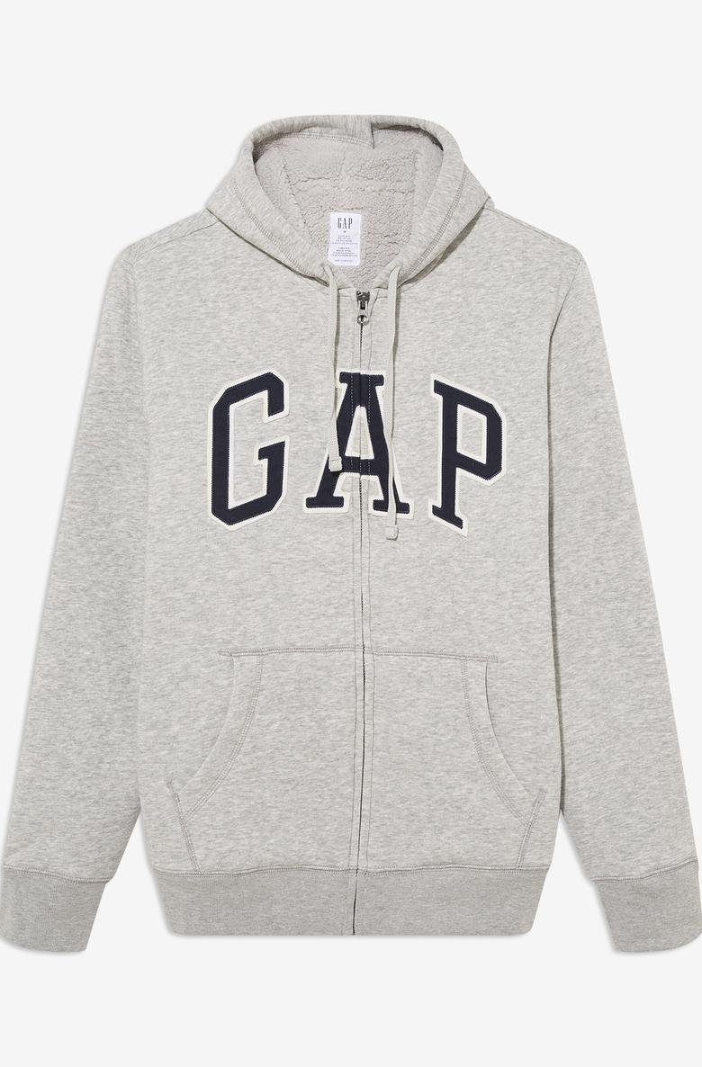  Gap Logo Sherpa Astarlı Kapüşonlu Sweatshirt