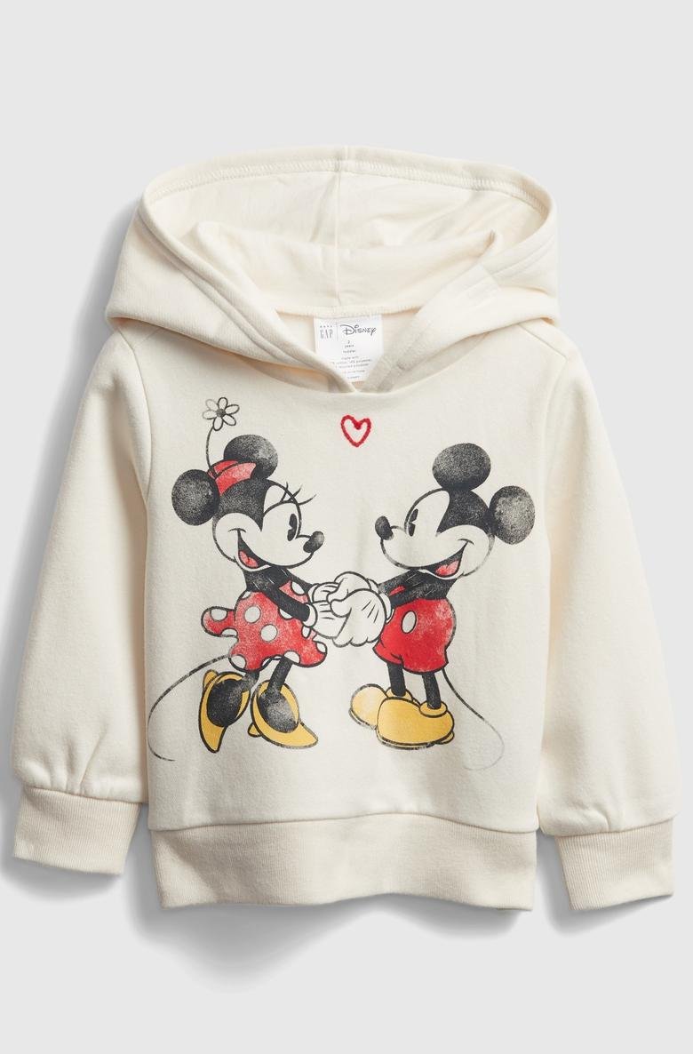  Disney Mickey Mouse ve Minnie Mouse Grafik Sweatshirt