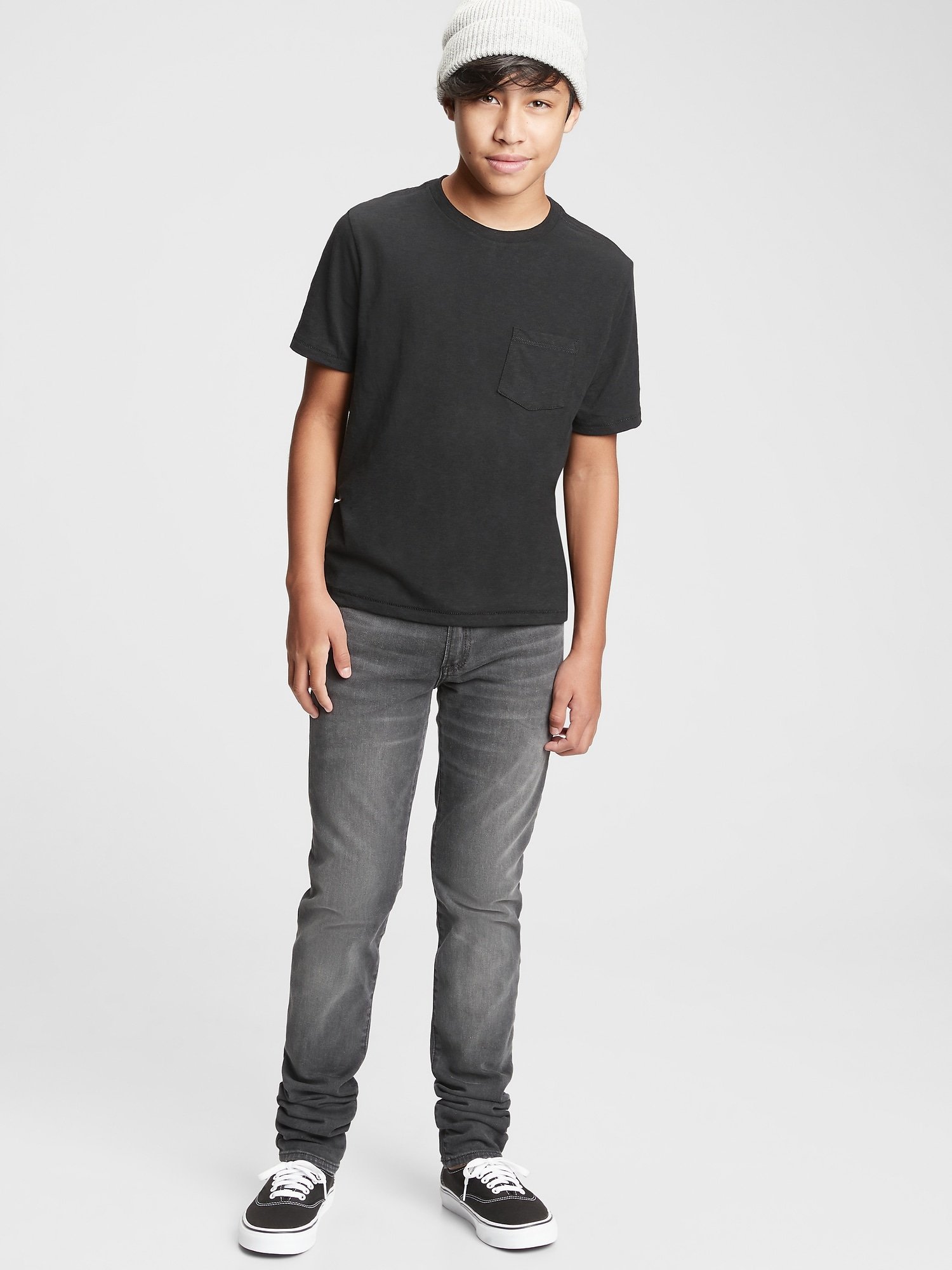 Genç Erkek | Stacked Ankle Skinny Jean Pantolon product image