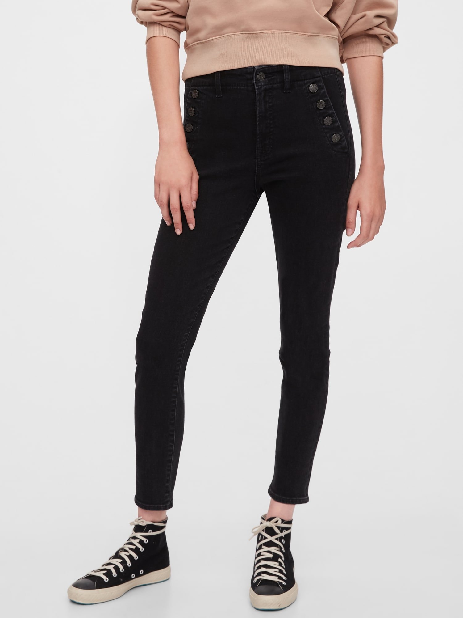 High Rise True Skinny Jean Pantolon product image