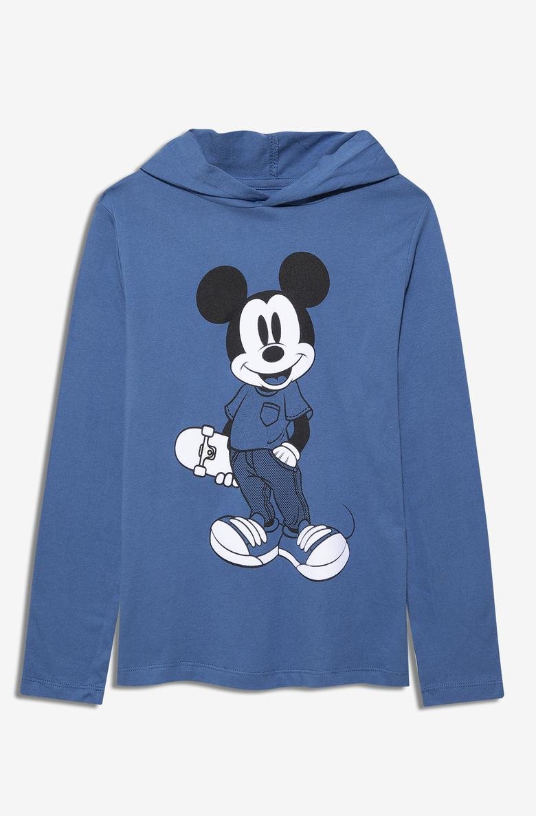  Disney Mickey Mouse Kapüşonlu T-Shirt