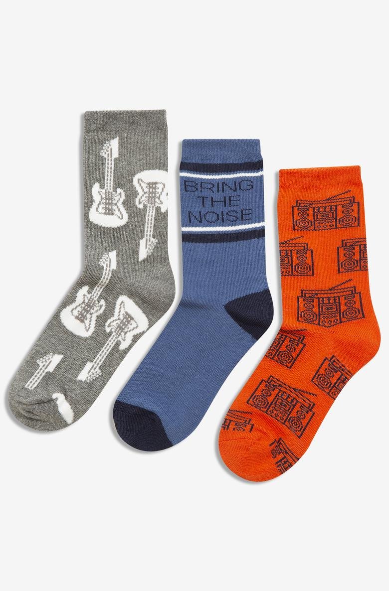  3'lü Desenli Çorap Seti