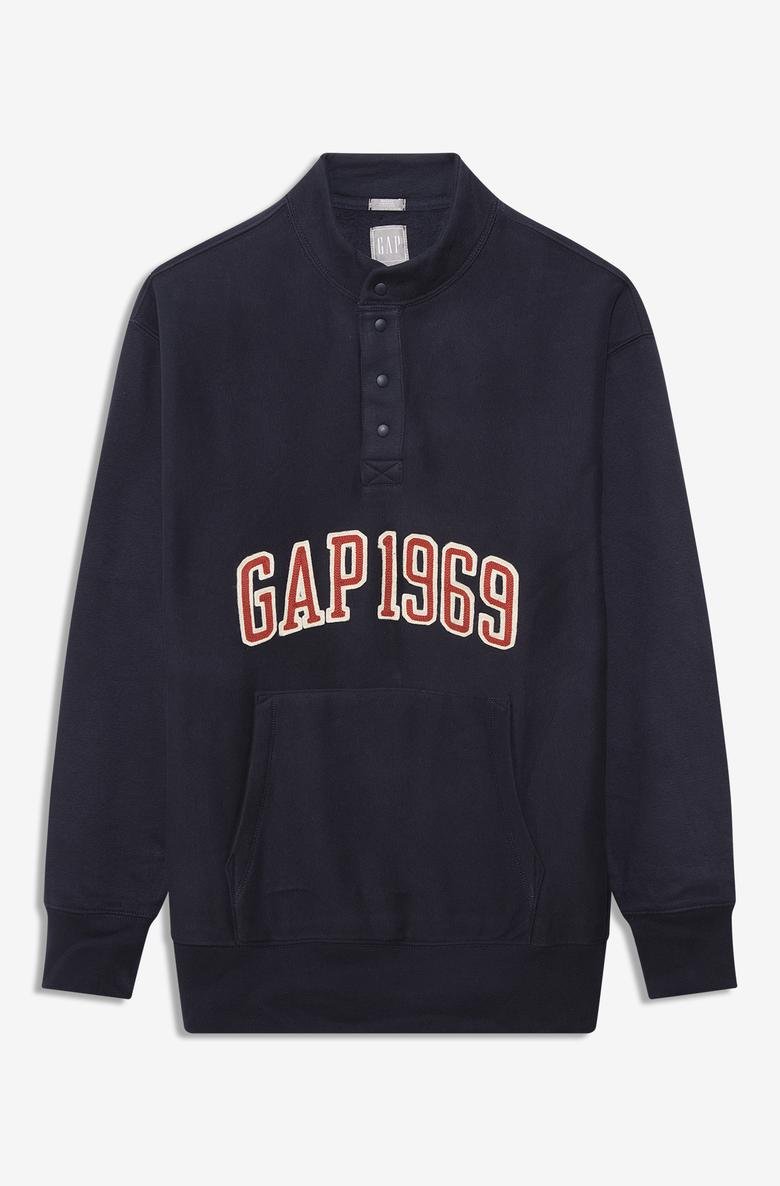  Gap Logo Dik Yakalı Sweatshirt