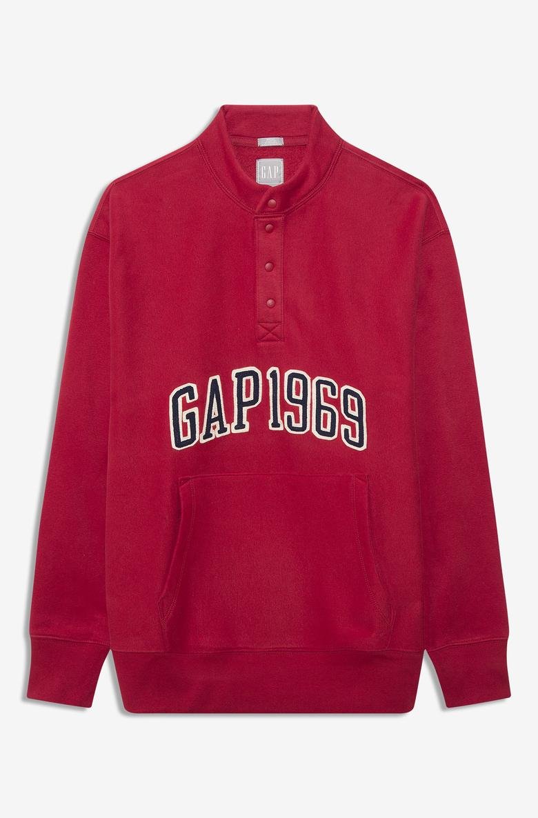  Gap Logo Dik Yakalı Sweatshirt