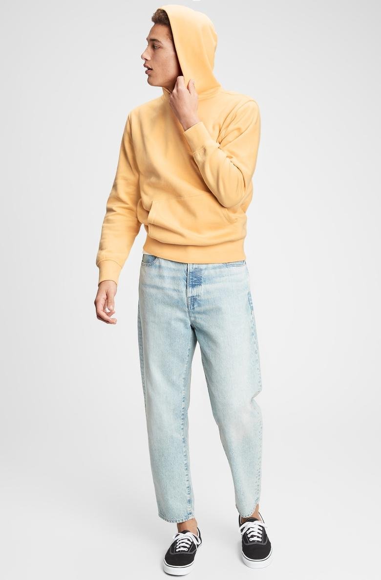  Vintage Soft Pullover Kapüşonlu Sweatshirt