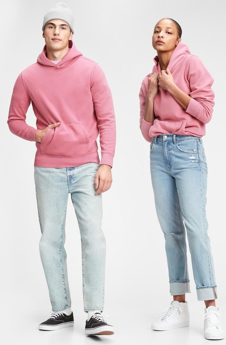  Vintage Soft Pullover Kapüşonlu Sweatshirt