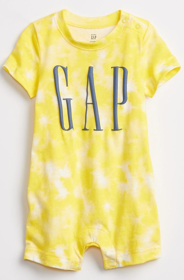  Gap Logo Kısa Kollu Tulum