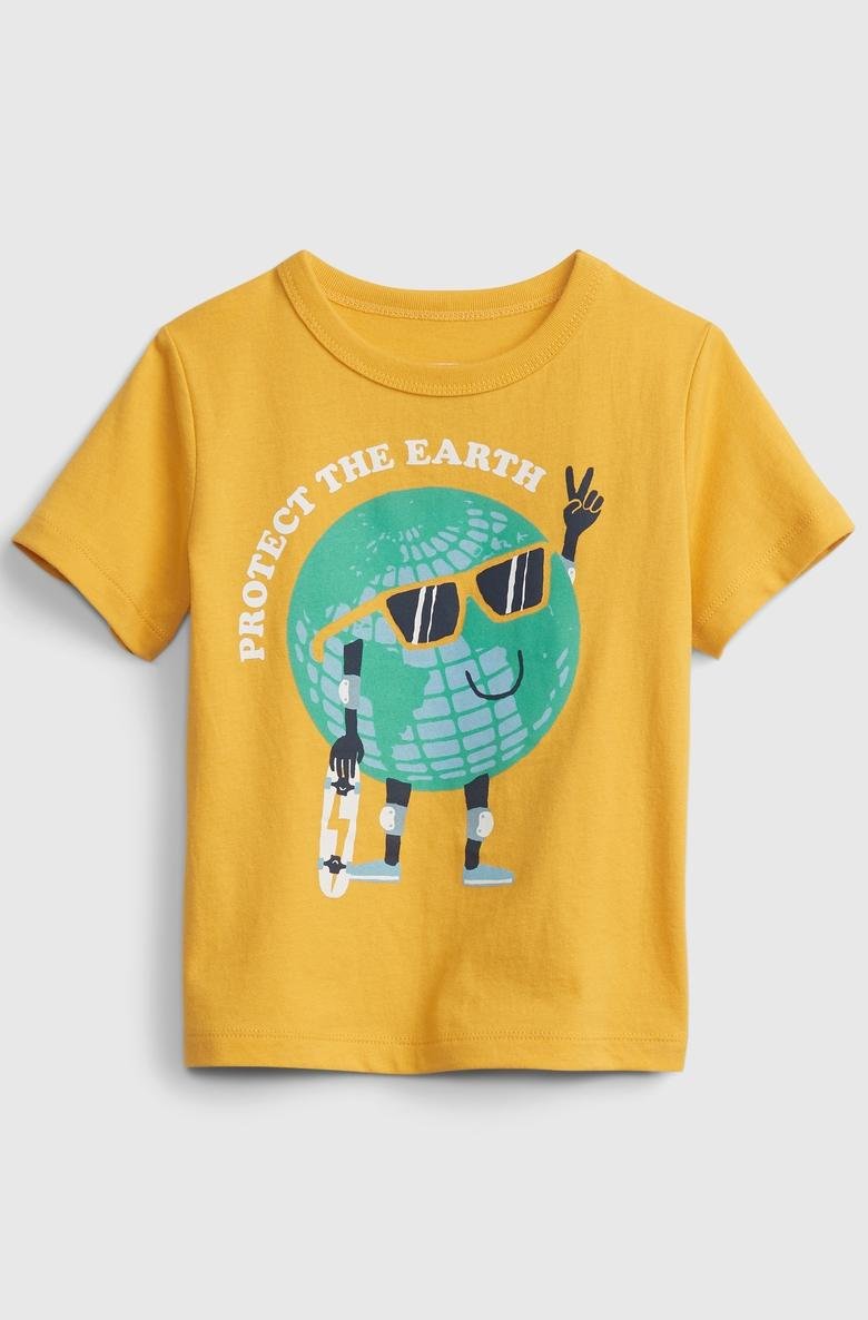  Organik Pamuklu Grafik T-Shirt