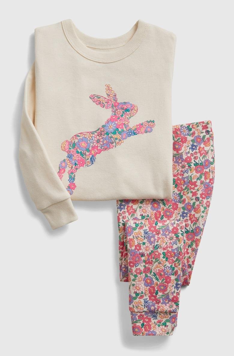  Tavşan Desenli Pijama Takımı