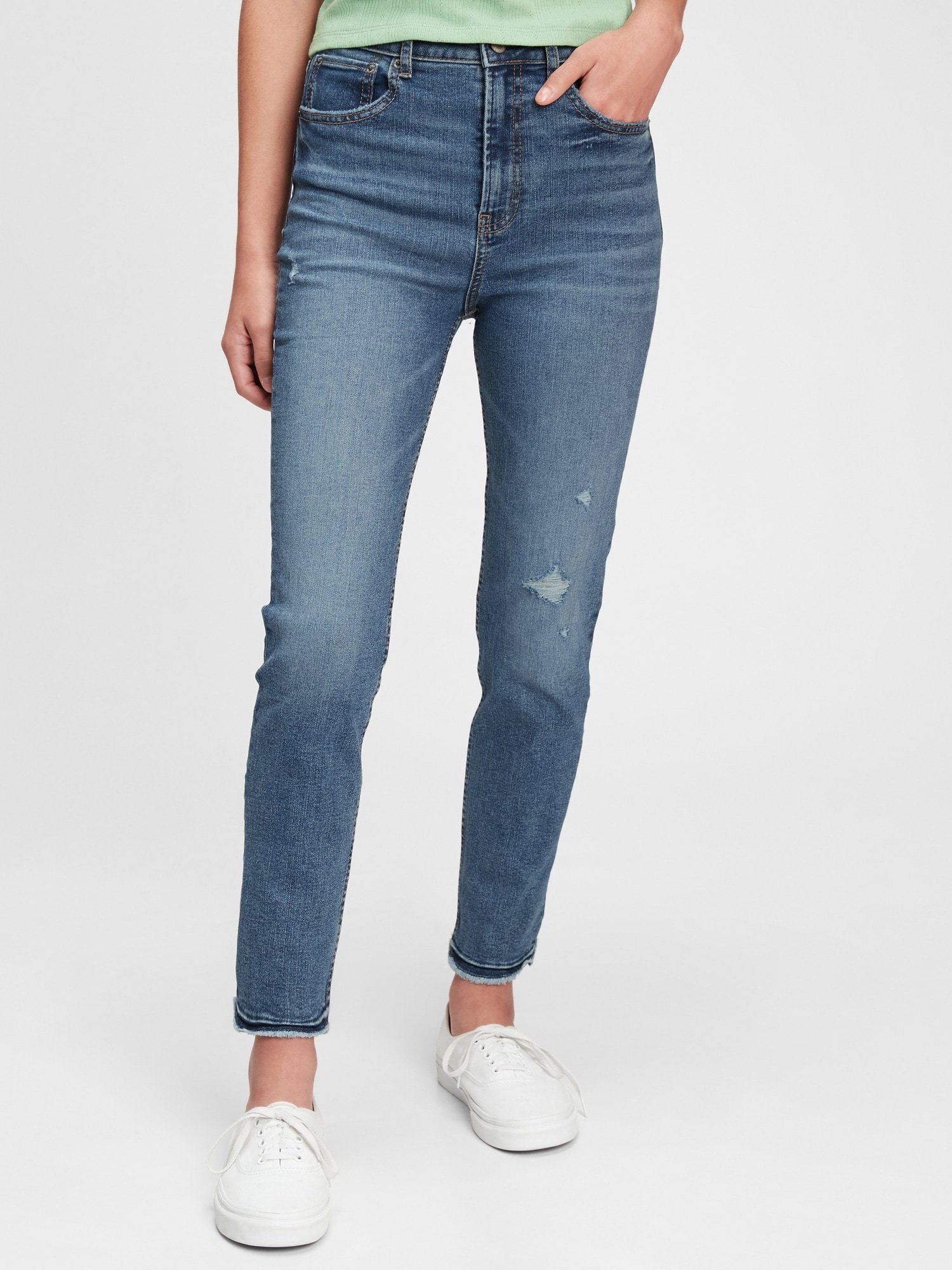 Genç Kız | Teen Sky High Rise Skinny Jean Pantolon product image