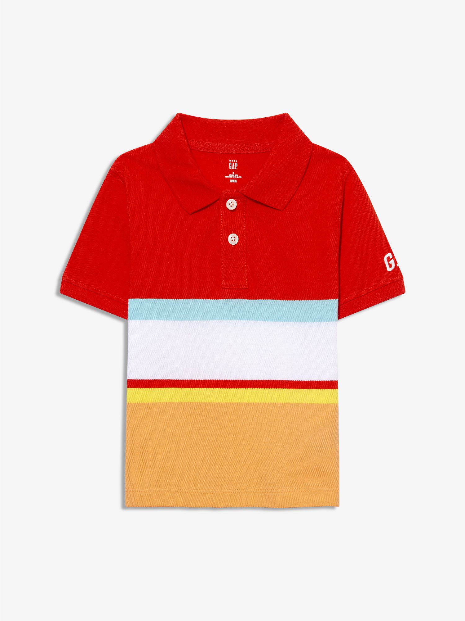 Renk Bloklu Polo Yaka T-Shirt product image