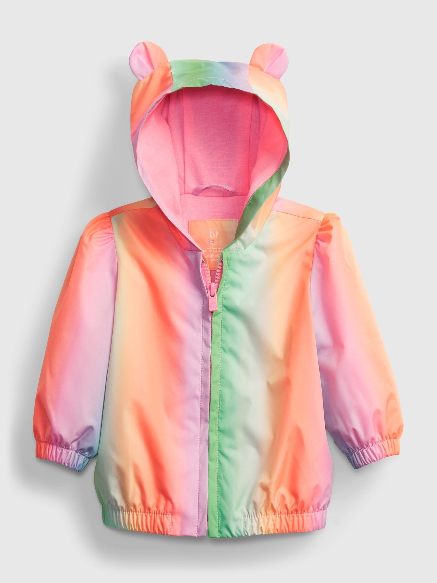 Kapüşonlu Renkli Ceket product image