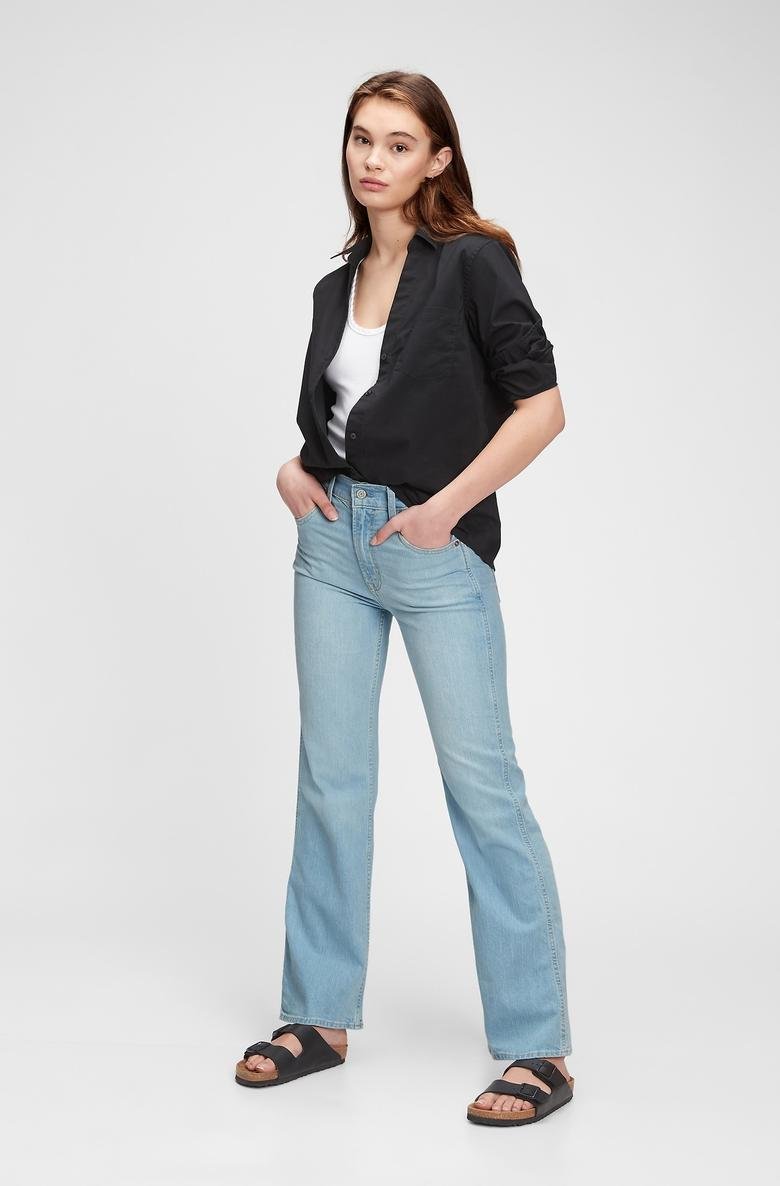  High Rise Vintage Jean Pantolon