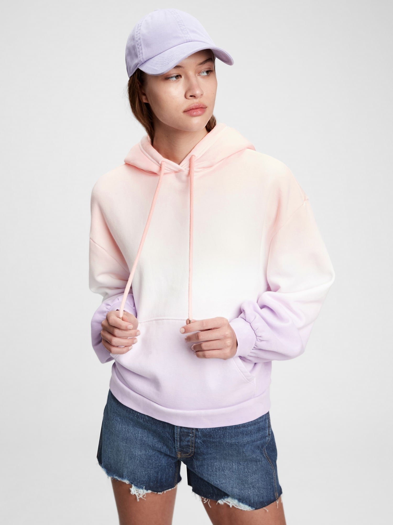 Balon Kollu Kapüşonlu Sweatshirt product image