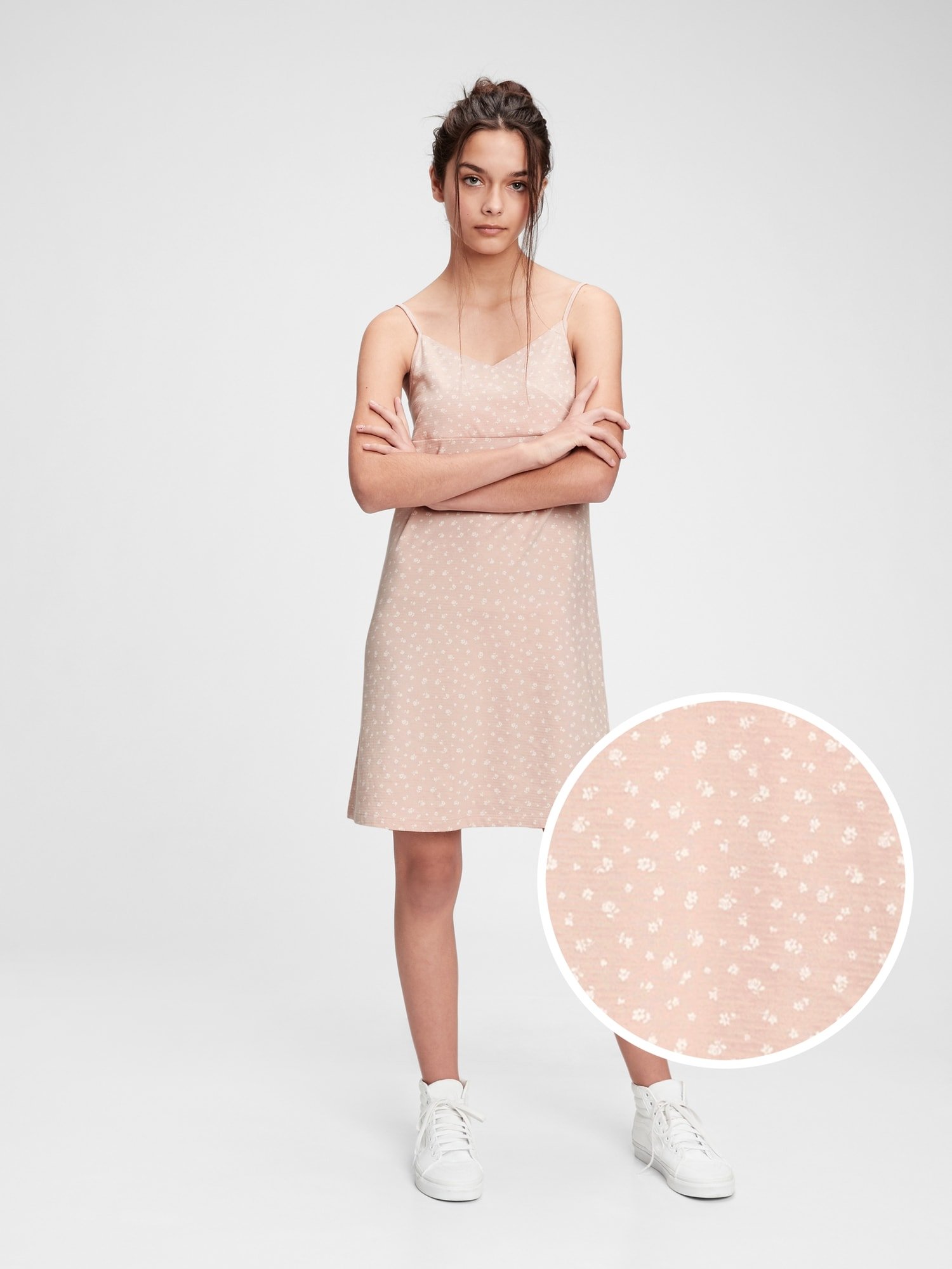 Teen Desenli Askılı Elbise product image