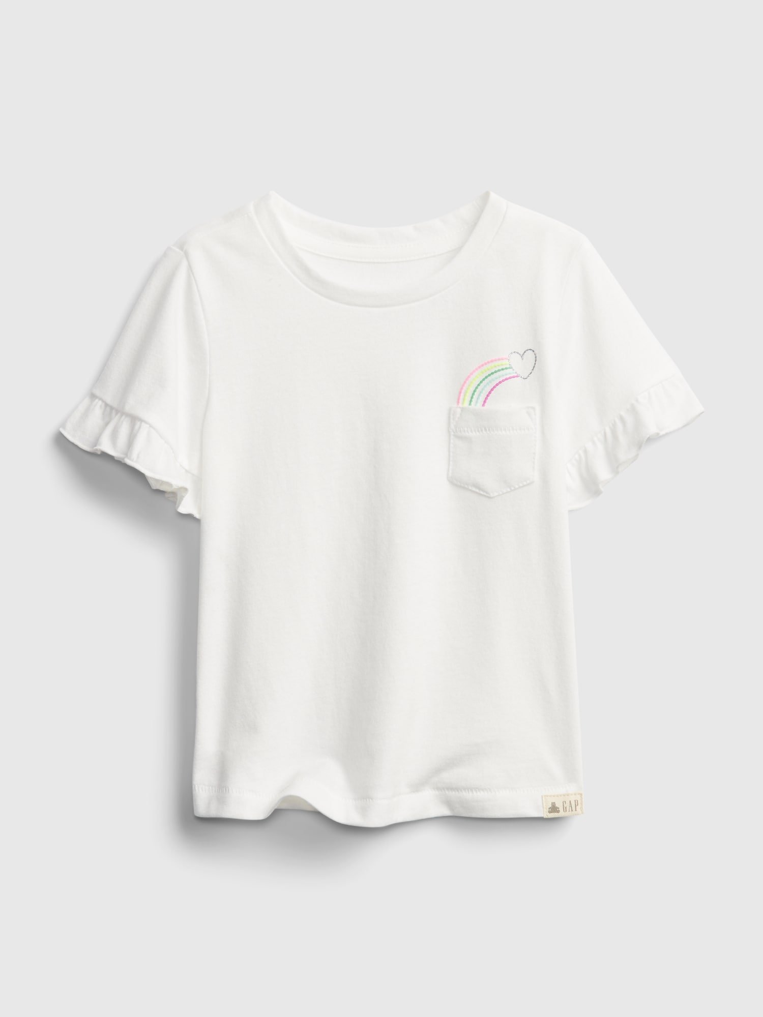 Organik Pamuklu Fırfır Detaylı T-Shirt product image