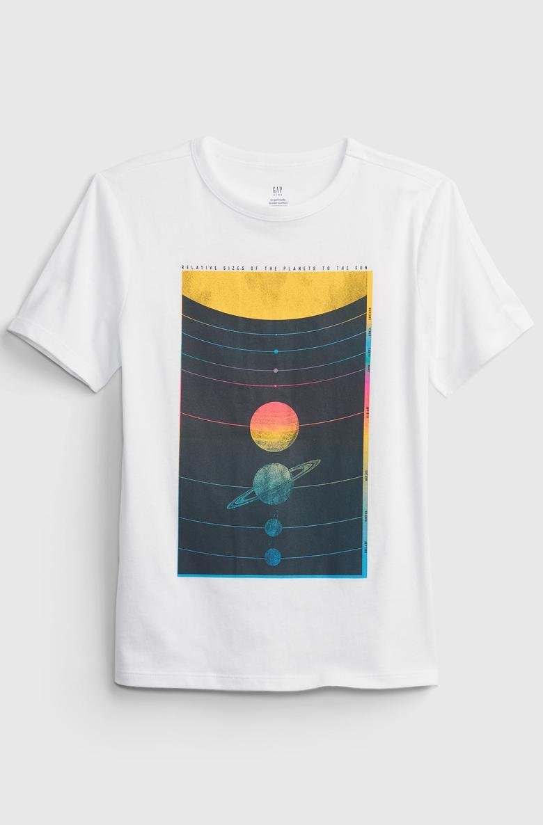  Organik Pamuk  Grafik Desenli T-Shirt