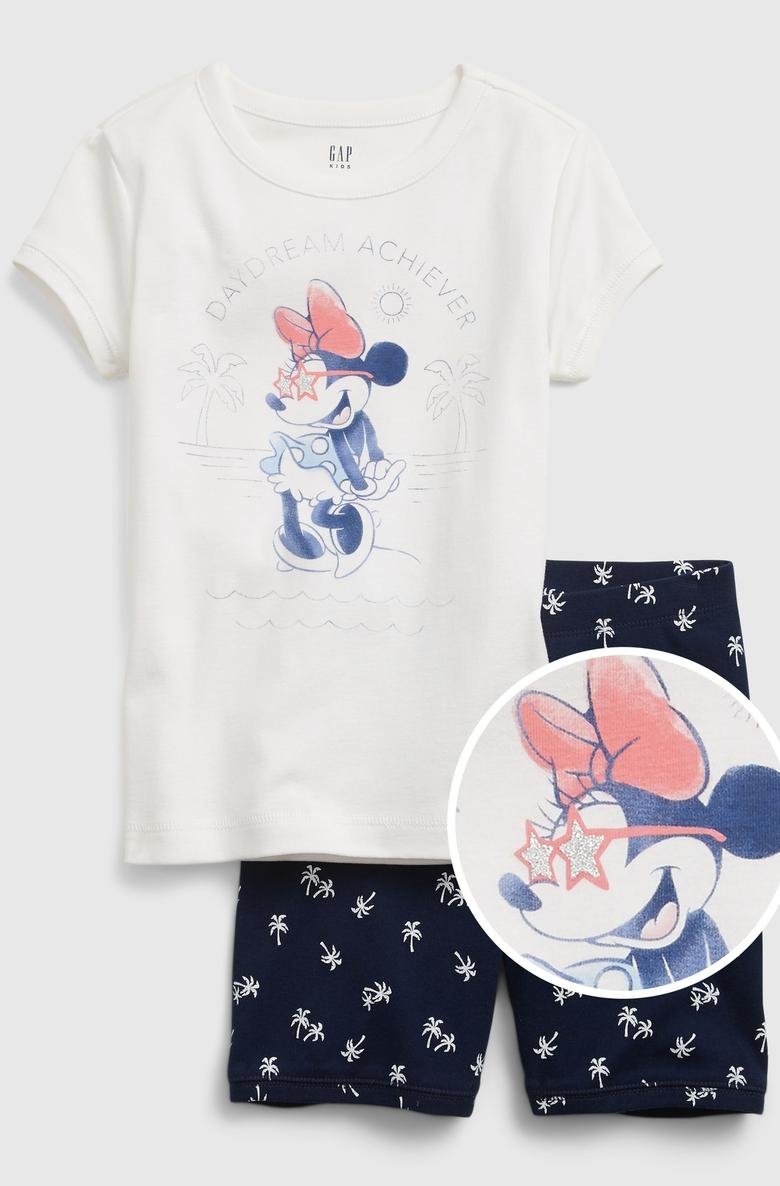  Disney Minnie Mause %100 Organik Pamuklu Pijama Seti