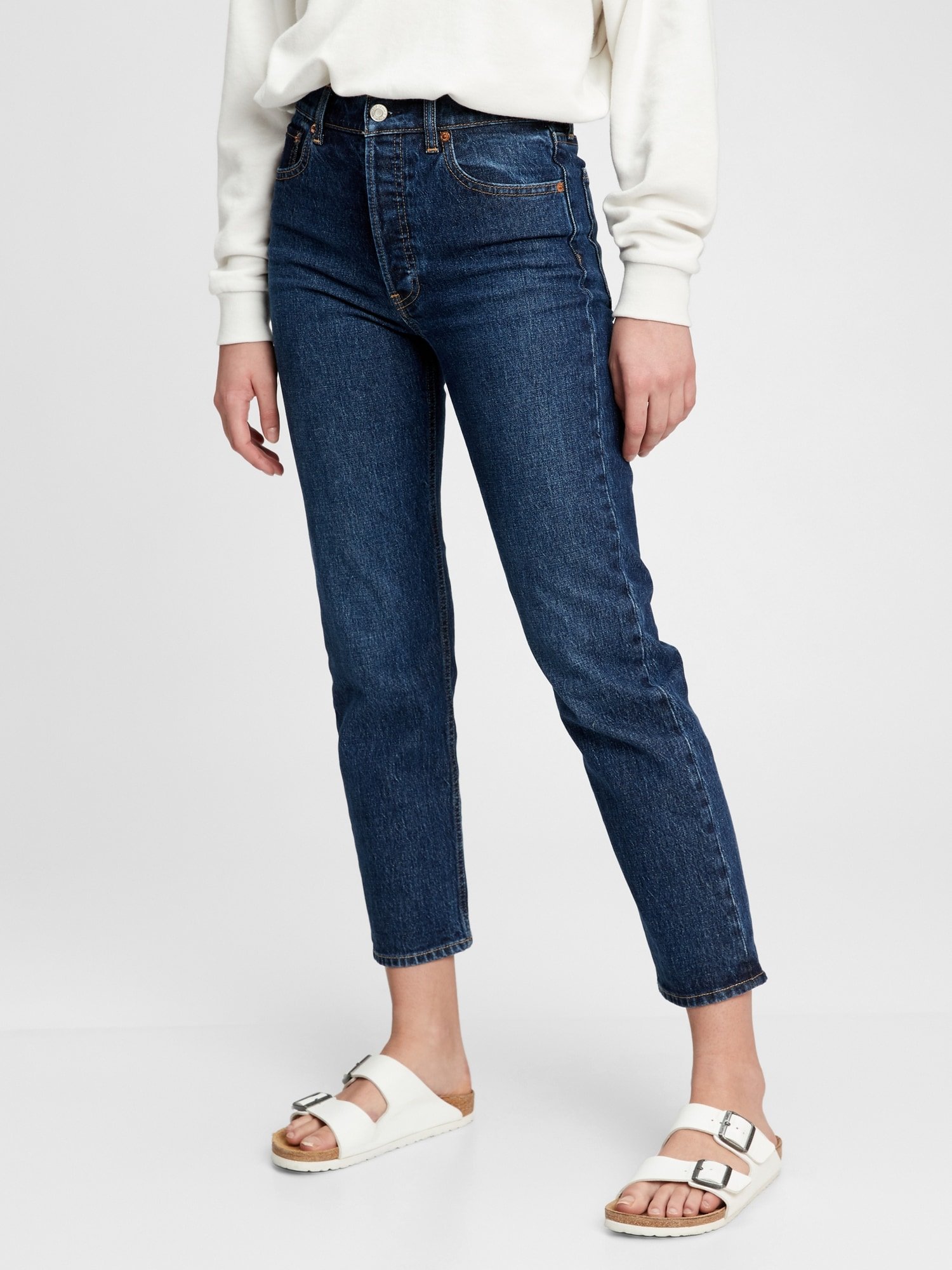 High Rise Cheeky Straight Jean Washwell™ product image
