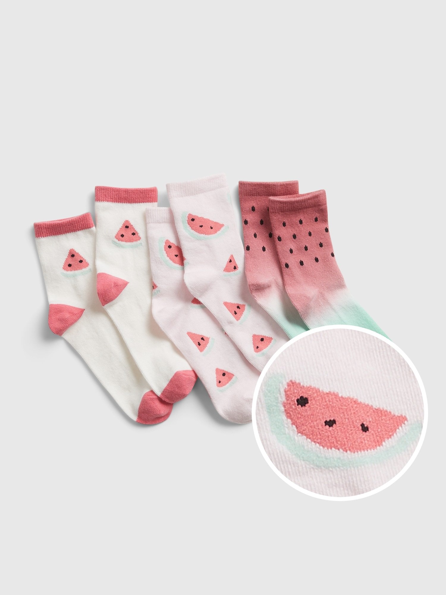 3'lü Çocuk Grafik Desenli Çorap Seti product image