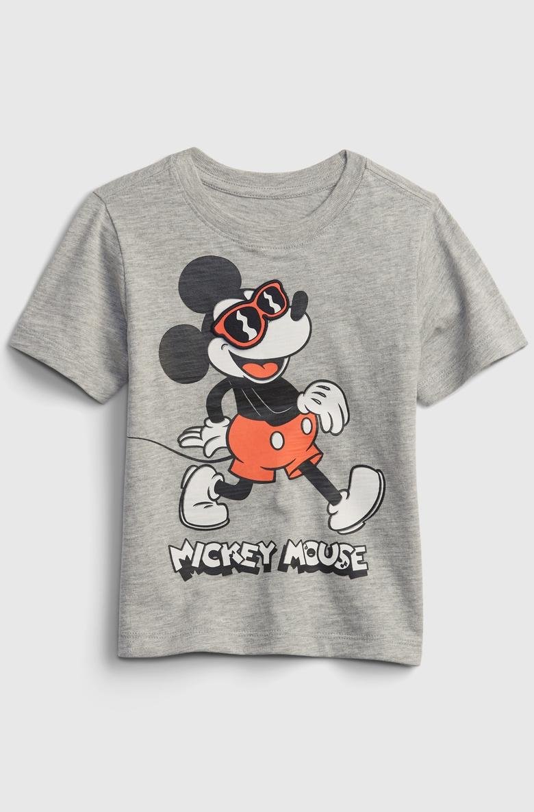  Disney Mickey Mouse 3D Grafik Desenli T-Shirt