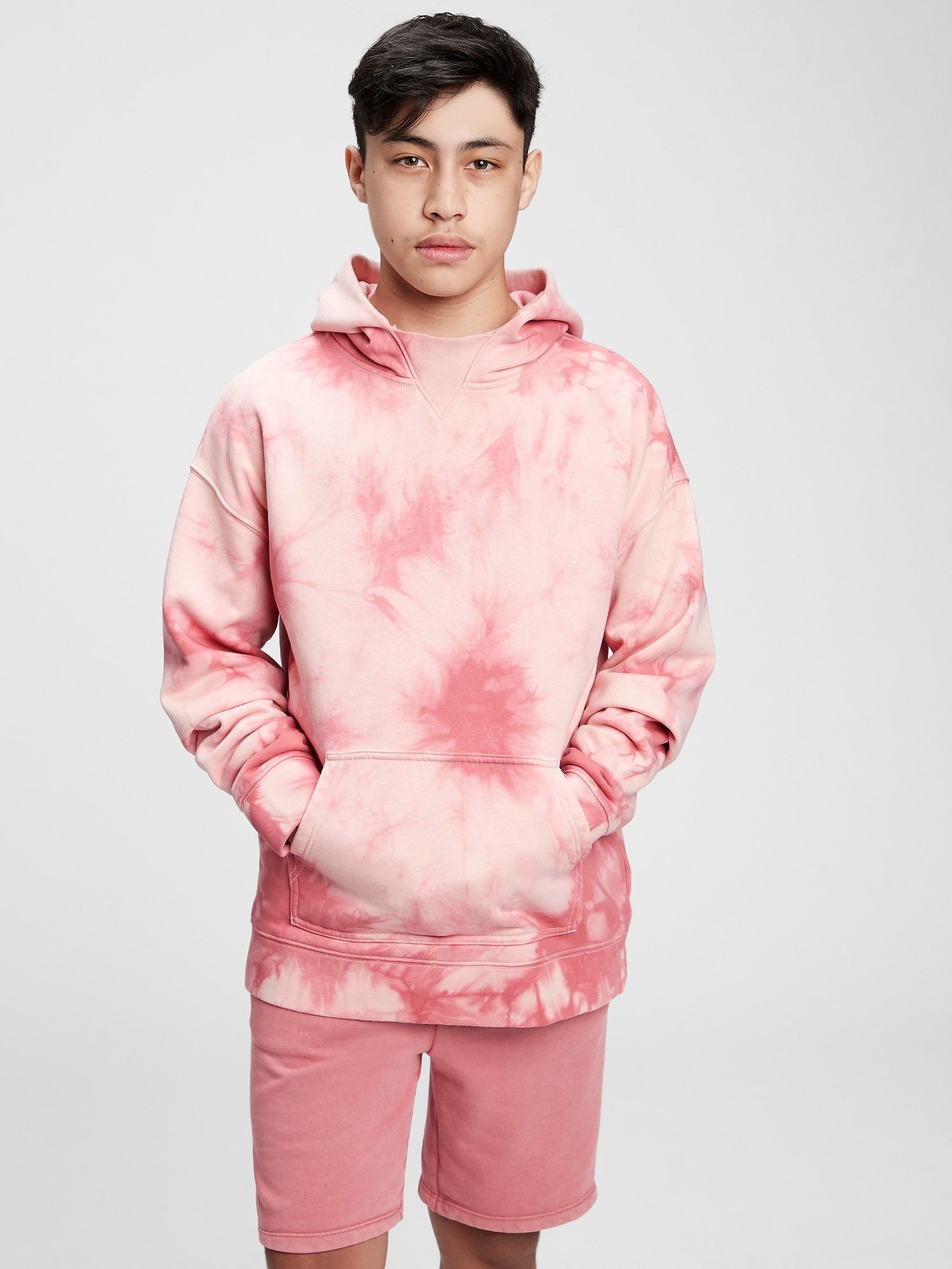 Batik Desenli Kapüşonlu Sweatshirt product image