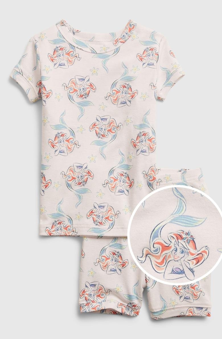  %100 Organik Pamuklu Disney Princess Ariel Pijama Takımı