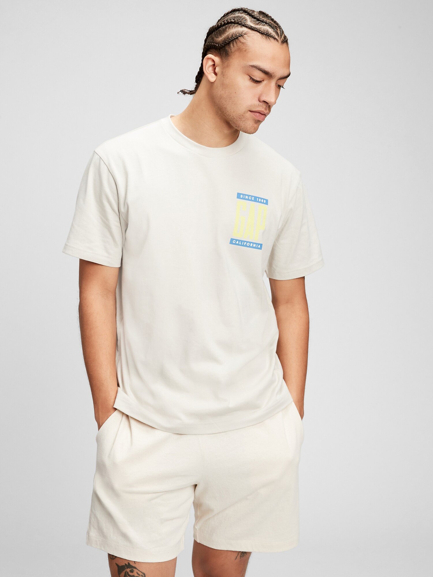 Erkek %100 Pamuk Gap Logo T-Shirt product image