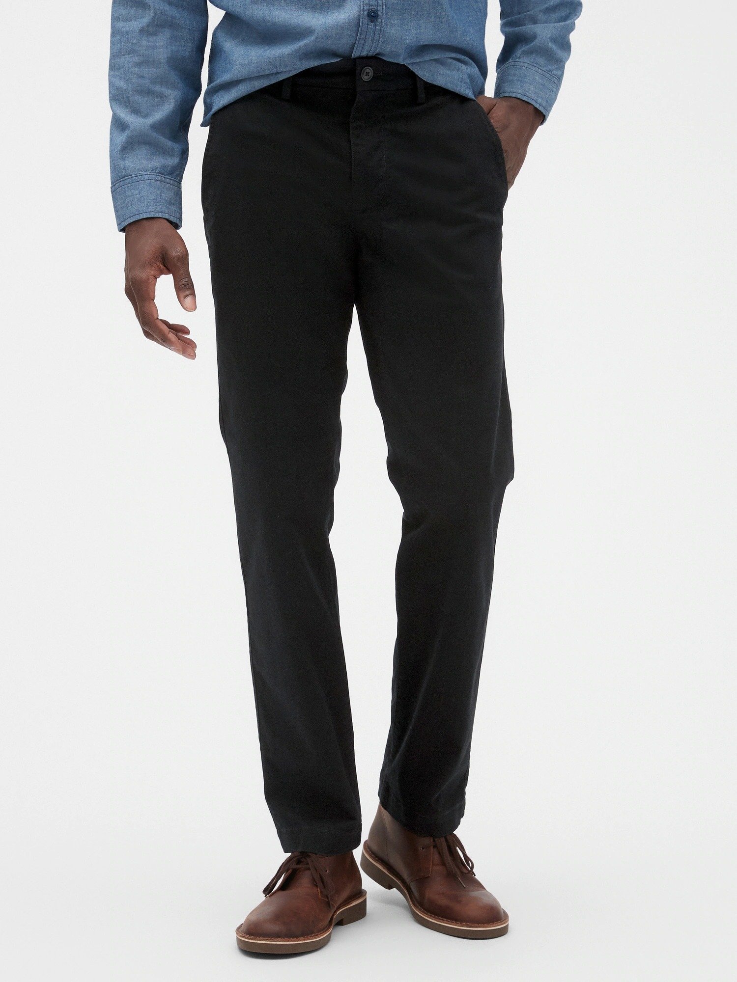 GapFlex Straight Essential Khaki Pantolon product image