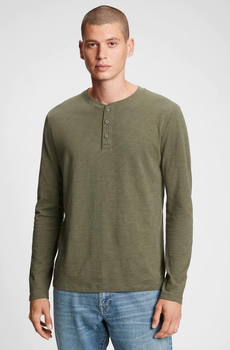  Lived-In Henley T-Shirt