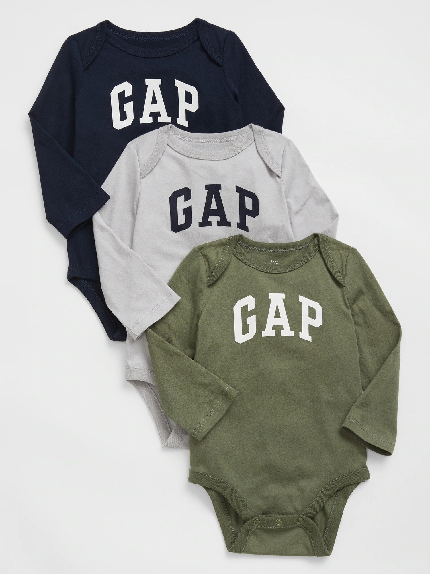 3'lü Baby Gap Logo Bodysuit product image