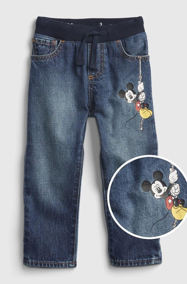  Disney Mickey Mouse Pull On Slim Jean Pantolon